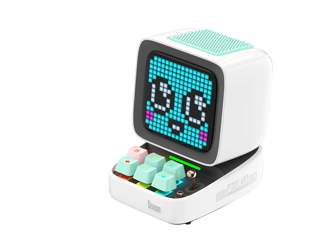 Divoom Ditoo-Pro Retro Pixel Art Bluetooth Speaker - White in Qatar Divoom Ditoo-Pro Retro Pixel Art Bluetooth Speaker - White in Qatar